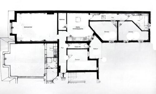Foto - 4 Zimmer Dachgeschoßwohnung in Halle (Saale)