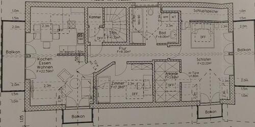 Foto - Exklusive, neuwertige 3-Zimmer-Wohnung mit 4 Balkonen und EBK in Wolfratshausen