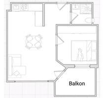 Renovierte 2-Zimmer-Wohnung mit Balkon und Tiefgaragenstellplatz - Markgröningen