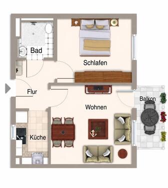 Foto - Etagenwohnung in Erlangen zum Kaufen