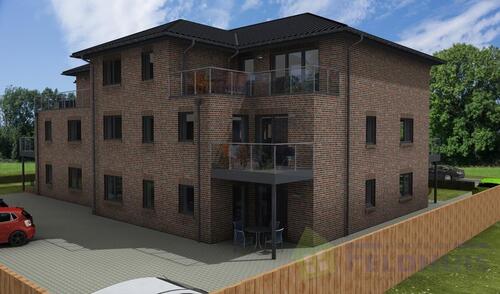 Foto - Zentrale Erdgeschoss-Gewerbeeinheit in einem Neubauprojekt in Leer-Loga!