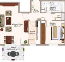 2ZKDB, 61m2, Eppelheim (Heidelberg), Balkon, TG