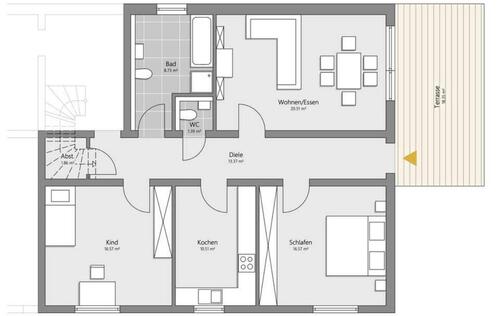 Foto - 3 Zimmer Erdgeschoßwohnung in Helmenzen