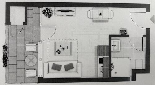 Foto - gut vermietete 1-Zimmer-Wohnung