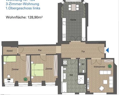Foto - Etagenwohnung in Stuttgart