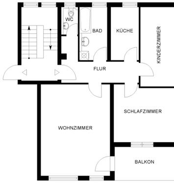 Foto - 3 Zimmer Etagenwohnung in Lahnstein