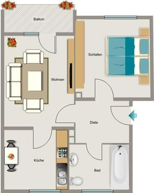 Foto - 2.5 Zimmer Etagenwohnung zur Miete in Essen