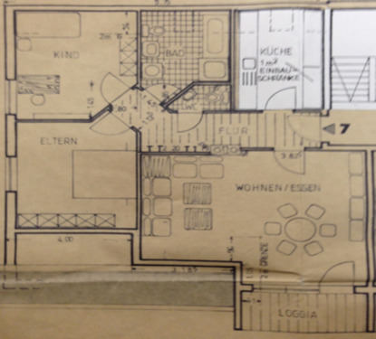 Foto - 3 Zimmer Dachgeschoßwohnung in Haßfurt