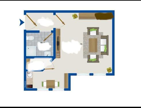 Foto - 1 Zimmer Wohnung Gießen JLU Hauptgebäude