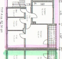 3 Zimmer, KDB, Balkon, Kellerraum, KM 525 Euro - Rheinberg