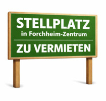 Stellplatz in zentraler Lage in Forchheim ab sofort zu vermieten