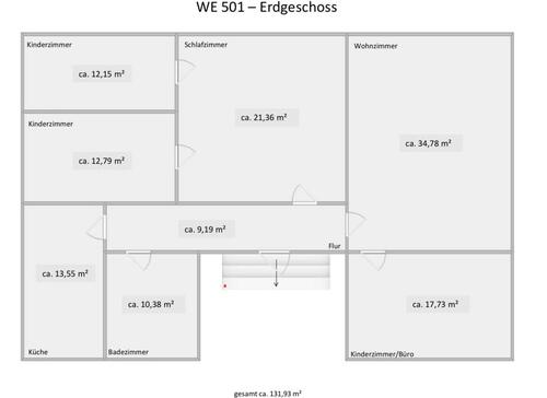 Foto - Günstige, schöne aber unrenovierte 5-Zimmer-Wohnung