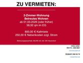Foto - 2 Zimmer Wohnung Betreutes Wohnen ab 01.03.2026 oder früher
