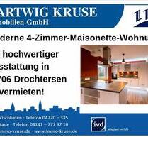 moderne Maisonette-Wohnung mit hochwertiger Ausstattung - Drochtersen