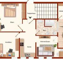 BRAMSCHE: 3 ZKB Wohnung 1OG mit Loggia zu vermieten