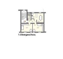 Wohnung, 2 Zimmer, Küche, EssWohnbereich, Bad, Flur, Kellerraum - Köln Kalk