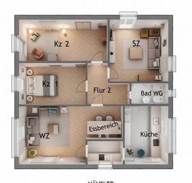 Foto - 1 Zimmer Etagenwohnung in Hof