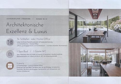 Foto - Exklusive Designer Luxus Erdgeschosswohnung mit großer Terrasse