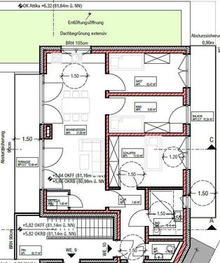 Foto - Erstbezug KfW40 Penthouse Neubau + Balkone + 2 Stellpl. + Garten