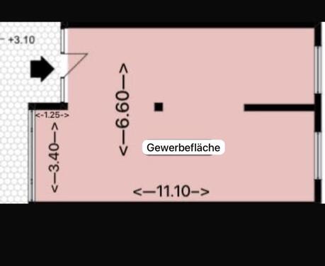Foto - Gewerbefläche mit großen Fenster in Haltingen zu vermieten