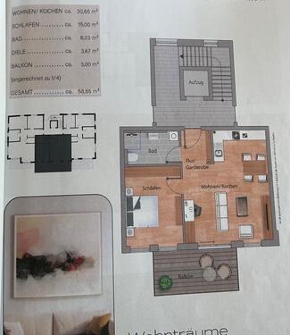 Foto - 2 Zimmer Etagenwohnung zur Miete in Amberg