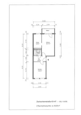 Foto - 2 Zimmer Etagenwohnung in Gera