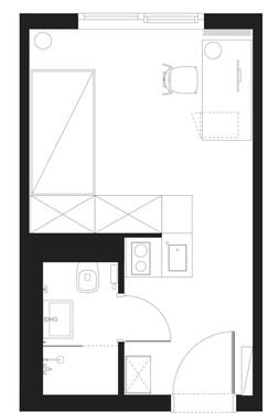 Foto - 1 Zimmer Etagenwohnung zur Miete in Nürnberg