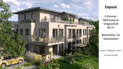 Foto - 2-Zimmer-Neubauwohnung mit TG in Vaterstetten und S-Bahn ums Eck
