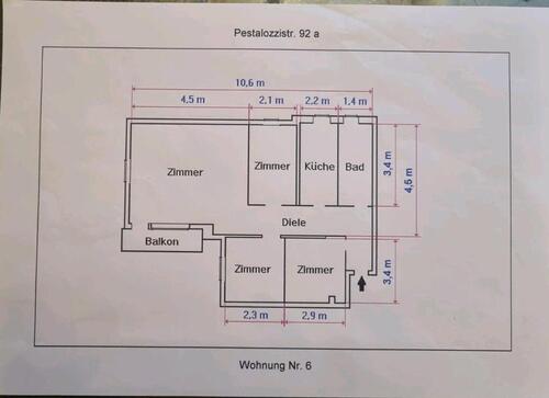 Foto - 3 Zimmer Wohnung in Berlin Charlottenburg
