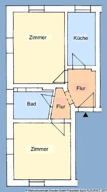 Foto - 2 Zimmer Etagenwohnung zur Miete in Dresden