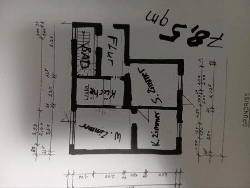 Foto - Erdgeschosswohnung - 580,00&nbsp;EUR Kaltmiete, ca.&nbsp; 78,00&nbsp;m&sup2;