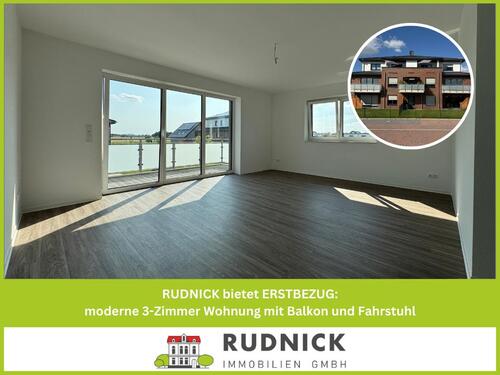 Foto - RUDNICK bietet ERSTBEZUG: moderne 3-Zimmer Wohnung mit Balkon und Fahrstuhl
