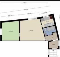 50qm - 2 Zimmer, RS Süd, eigener Eingang & Garage - Remscheid Remscheid-Süd