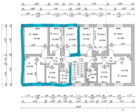 Foto - 4-Raum-Wohnung in Züssow - 540,00&nbsp;EUR Kaltmiete, ca.&nbsp; 67,10&nbsp;m&sup2;
