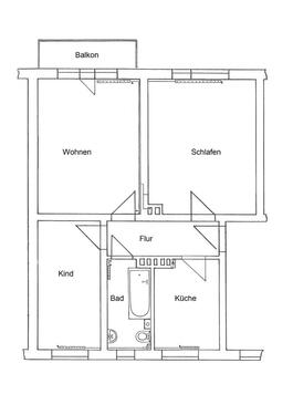 Foto - 3 Zimmer Etagenwohnung in Krefeld