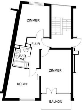 Foto - 2 Zimmer Etagenwohnung zur Miete in Hagen