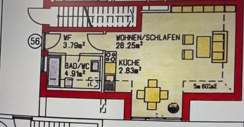 Foto - Dachgeschoßwohnung in Chemnitz zur Miete