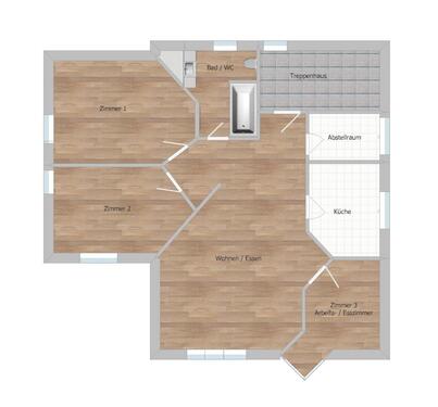 Foto - 4 Zimmer Dachgeschoßwohnung zur Miete in Herrnhut