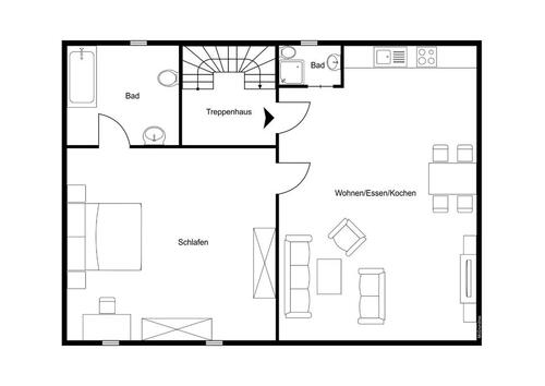 Foto - 2 Zimmer Dachgeschoßwohnung in Attendorn