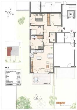 Foto - 3.5 Zimmer Erdgeschoßwohnung zum Kaufen in Haltern am See