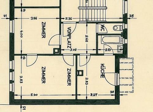 Foto - Etagenwohnung in Stuttgart zur Miete