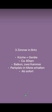 Foto - Britz Wohnung 3 Zimmer - 1.650,00&nbsp;EUR Kaltmiete, ca.&nbsp; 80,00&nbsp;m&sup2;