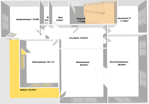 Foto - Großzügigehelle 4-Zimmerwohnung