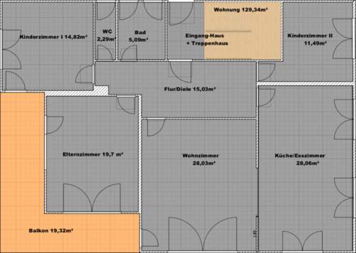Foto - Etagenwohnung zur Miete in Haigerloch