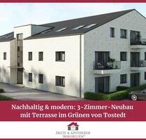 Nachhaltig & modern: 4-Zi-Neubau mit Terrasse im Grünen von Tostedt