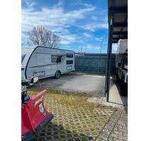 Stellplatz f Wohnwagen Wohnmobil auf Grundstück - Königsbrunn