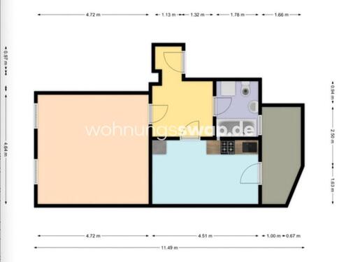 Foto - Wohnungsswap - 1 Zimmer, 56 m² - Clara-Zetkin-Straße, Potsdam