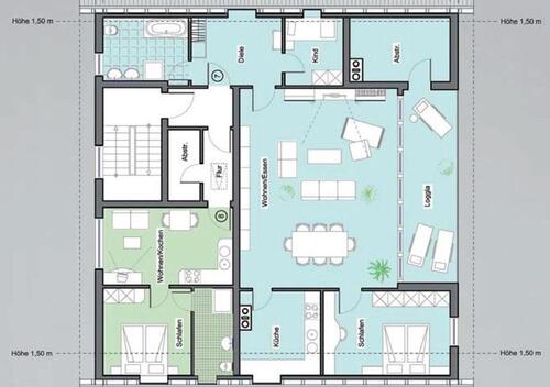 Foto - 3 Zimmer Etagenwohnung zur Miete in Bad Zwesten