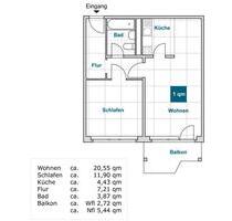 Etwas besonderes: interessante 2-Zimmer-Wohnung - Dresden Prohlis