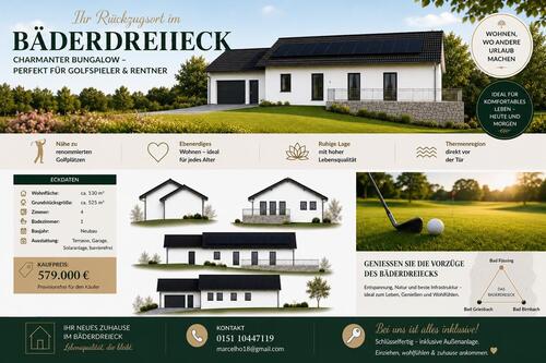 Foto - Neubaubungalow in Holzbauweise! Nur noch ein Haus verfügbar!